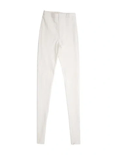 Pre-owned Wardrobe.nyc Skinny Leg Pants In White