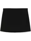 Wardrobe.nyc Column Minirock In Blk Black