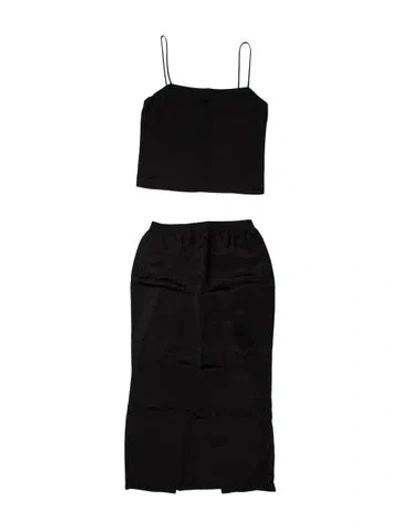 Pre-owned Wardrobe.nyc Skirt Set In Black
