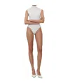Wardrobe.nyc Wardrobe. Nyc Rhw Sleeveless Thong Bodysuit Ivory In White