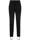 Wardrobe.nyc Slim-fit Stirrup Trousers In Schwarz