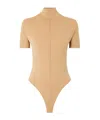 Wardrobe.nyc Spliced High-neck One-piece