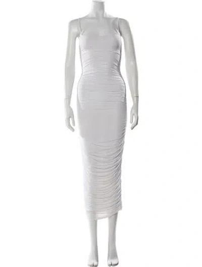 Pre-owned Wardrobe.nyc Square Neckline Long Dress In Gray