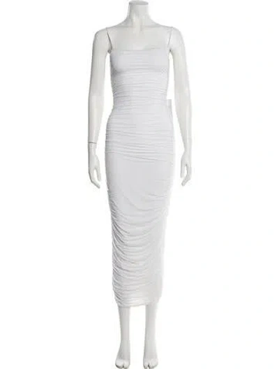 Pre-owned Wardrobe.nyc Square Neckline Long Dress W/ Tags In White