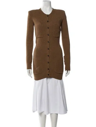 Pre-owned Wardrobe.nyc Square Neckline Sweater In Brown
