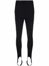 Wardrobe.nyc Slim-fit Stirrup Trousers In Black
