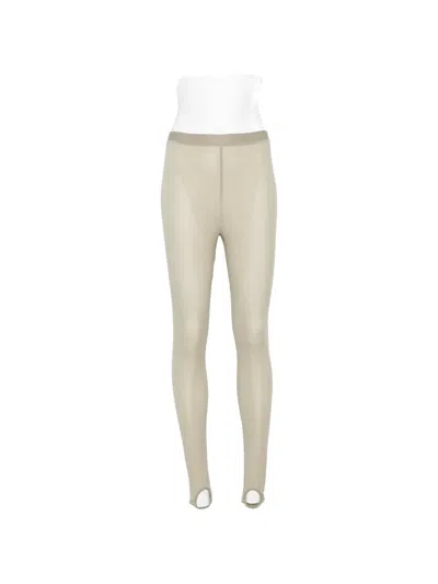 Wardrobe.nyc Stirrup Leggings In Neutral