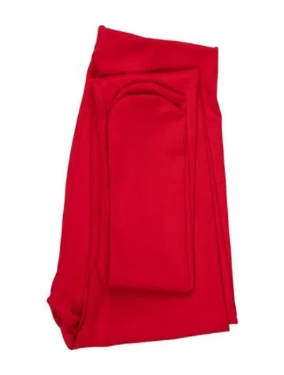 Pre-owned Wardrobe.nyc Straight Leg Pants In Red