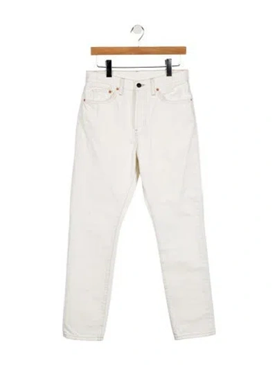 Pre-owned Wardrobe.nyc Straight Leg Pants In White