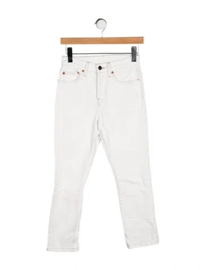 Pre-owned Wardrobe.nyc Straight Leg Pants In White