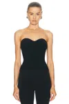Wardrobe.nyc Ribbed-knit Cotton-blend Top In Black