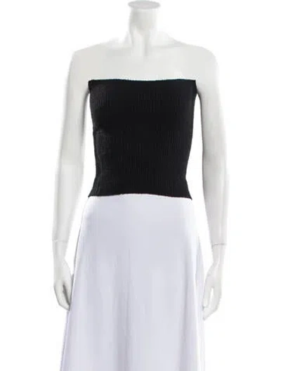 Pre-owned Wardrobe.nyc Strapless Sweater In Black
