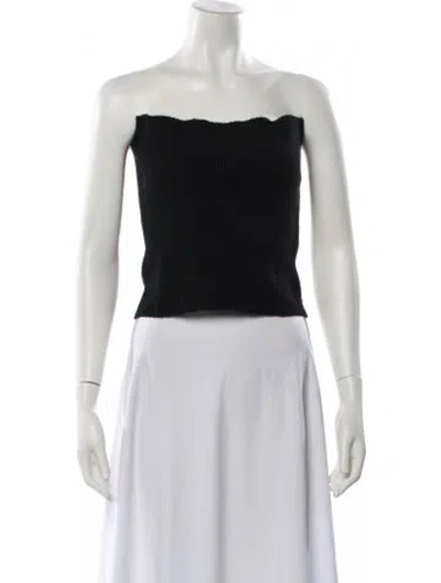 Pre-owned Wardrobe.nyc Strapless Sweater In Black