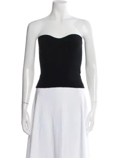 Pre-owned Wardrobe.nyc Strapless Top In Black