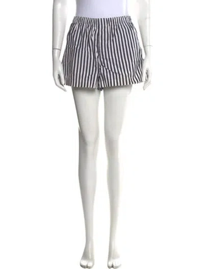 Pre-owned Wardrobe.nyc Striped Mini Shorts In Multi