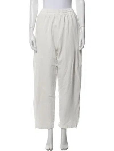 Pre-owned Wardrobe.nyc Sweatpants In White