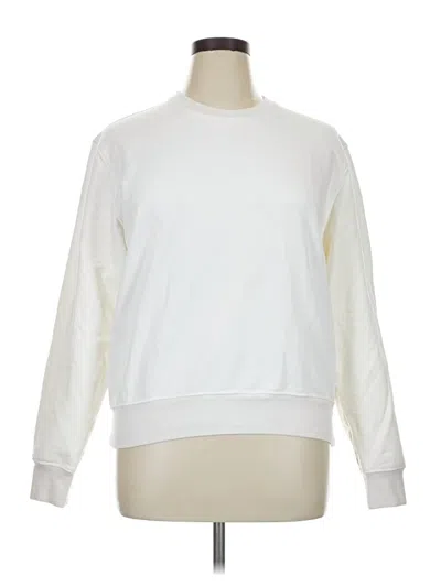Pre-owned Wardrobe.nyc Sweatshirt In Ivory