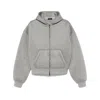 Wardrobe.nyc Grey Zip-up Hoodie In Multicolor
