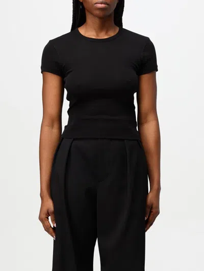 Wardrobe.nyc Cotton T-shirt In Schwarz