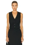 Wardrobe.nyc Wool Vest In Black