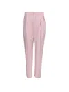Wardrobe.nyc Tapared Low Rise Trouser Blush