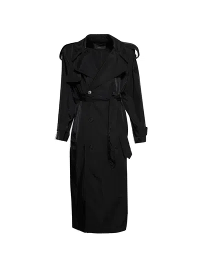 Wardrobe.nyc Technical Trench Coat Black
