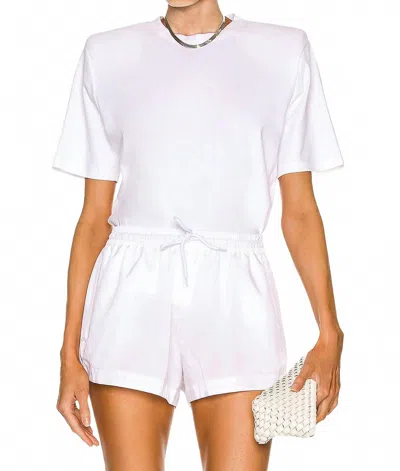 Wardrobe.nyc The Shoulder Pad Shirt In White