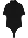 Wardrobe.nyc Short-sleeve Bodysuit In Black