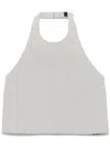 Wardrobe.nyc Backless Halterneck Top In Grey