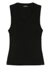 Wardrobe.nyc Scoop-neck Tank Top In Black