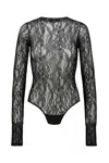 Wardrobe.nyc Lace Bodysuit In Black