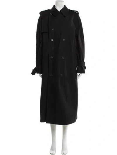 Pre-owned Wardrobe.nyc Trench Coat In Black