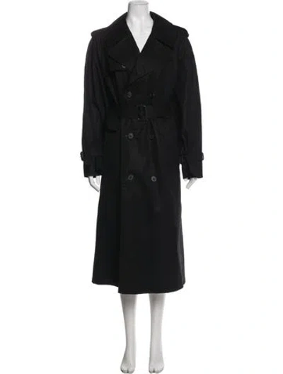 Pre-owned Wardrobe.nyc Trench Coat In Black