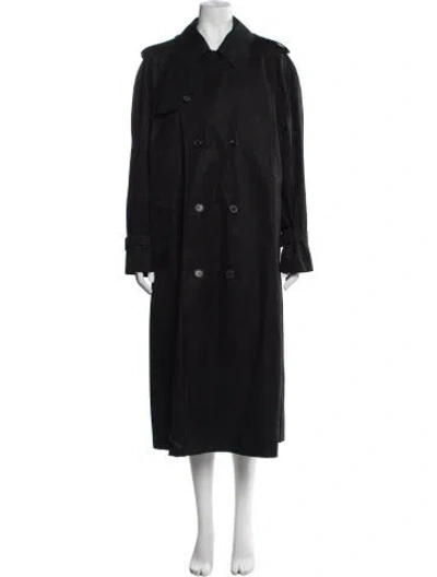 Pre-owned Wardrobe.nyc Trench Coat In Black