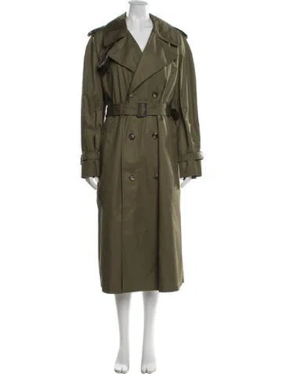 Pre-owned Wardrobe.nyc Trench Coat In Green