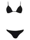 Wardrobe.nyc Triangle-cup Bikini In Black