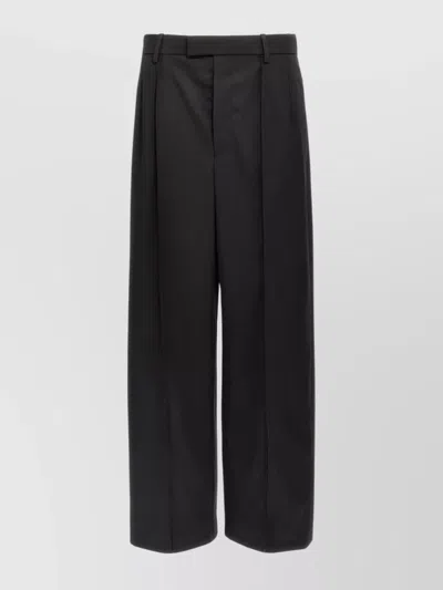Wardrobe.nyc Trousers High Waist Wide Legs In Black