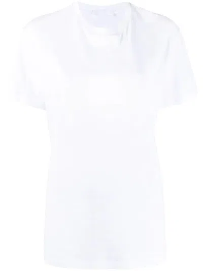 Wardrobe.nyc Wardrobe. Nyc Round Neck Cotton T-shirt In White