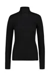 Wardrobe.nyc Release 05 Roll-neck Ribbed Merino-wool Sweater In Blk Black