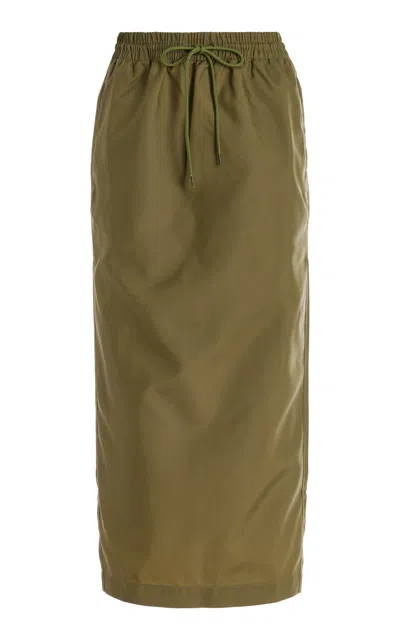 Wardrobe.nyc Utility Midi Skirt In Green