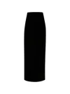 Wardrobe.nyc Velvet Column Skirt