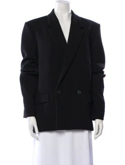 Pre-owned Wardrobe.nyc Virgin Wool Blazer In Black