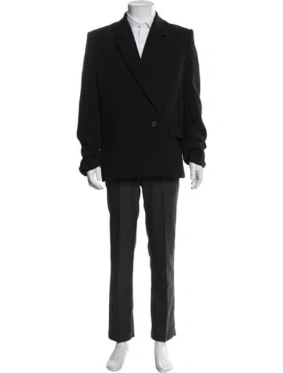 Pre-owned Wardrobe.nyc Virgin Wool Blazer In Black