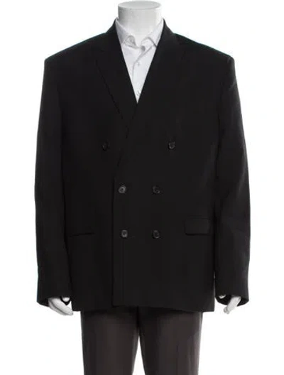 Pre-owned Wardrobe.nyc Virgin Wool Blazer In Black