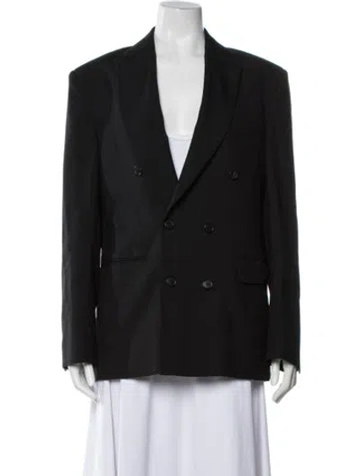 Pre-owned Wardrobe.nyc Virgin Wool Blazer In Black