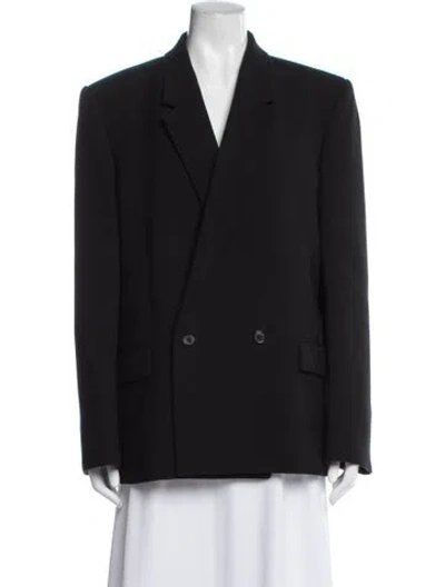 Pre-owned Wardrobe.nyc Virgin Wool Blazer In Black