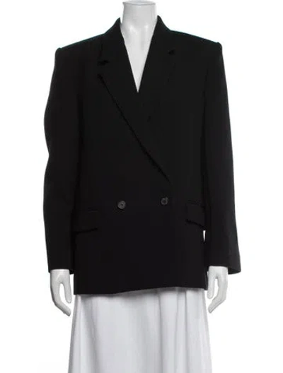 Pre-owned Wardrobe.nyc Virgin Wool Blazer In Black