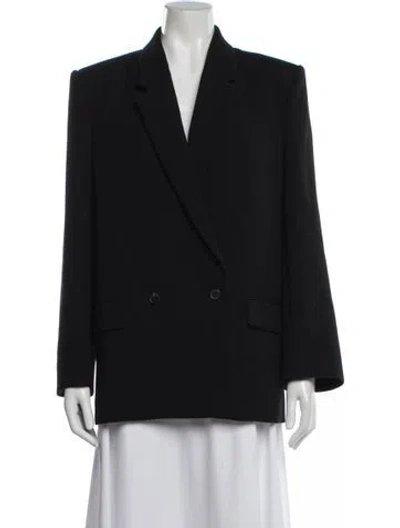 Pre-owned Wardrobe.nyc Virgin Wool Blazer In Blue