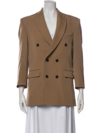 Pre-owned Wardrobe.nyc Virgin Wool Blazer In Brown