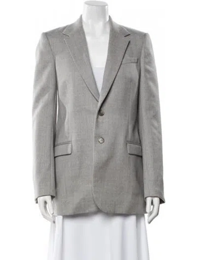 Pre-owned Wardrobe.nyc Virgin Wool Blazer In Gray